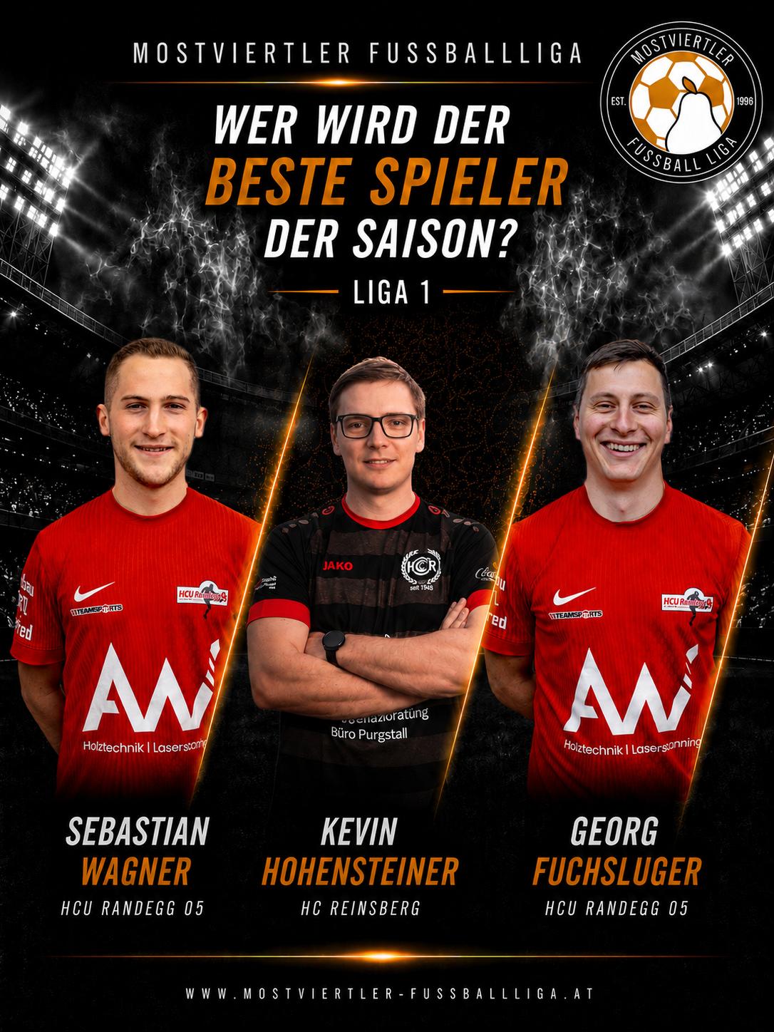 EFS Spieler der Saison – die Nominierten (Liga 1)